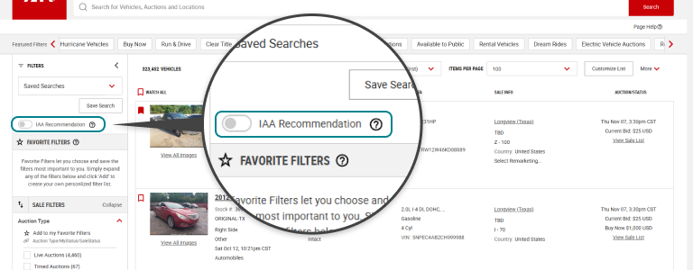 Sales list - IAA